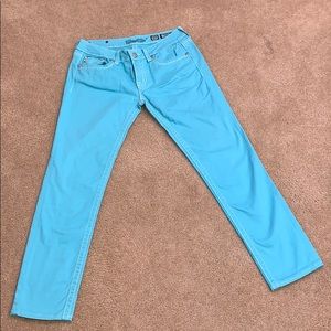 Teal Miss Me Skinny Jeans
